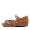 ZIERA Daffodil W Tan Leather | Wedges