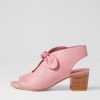 DJANGO & JULIETTE Banana Pretty Pink Leather Sandals | Heels