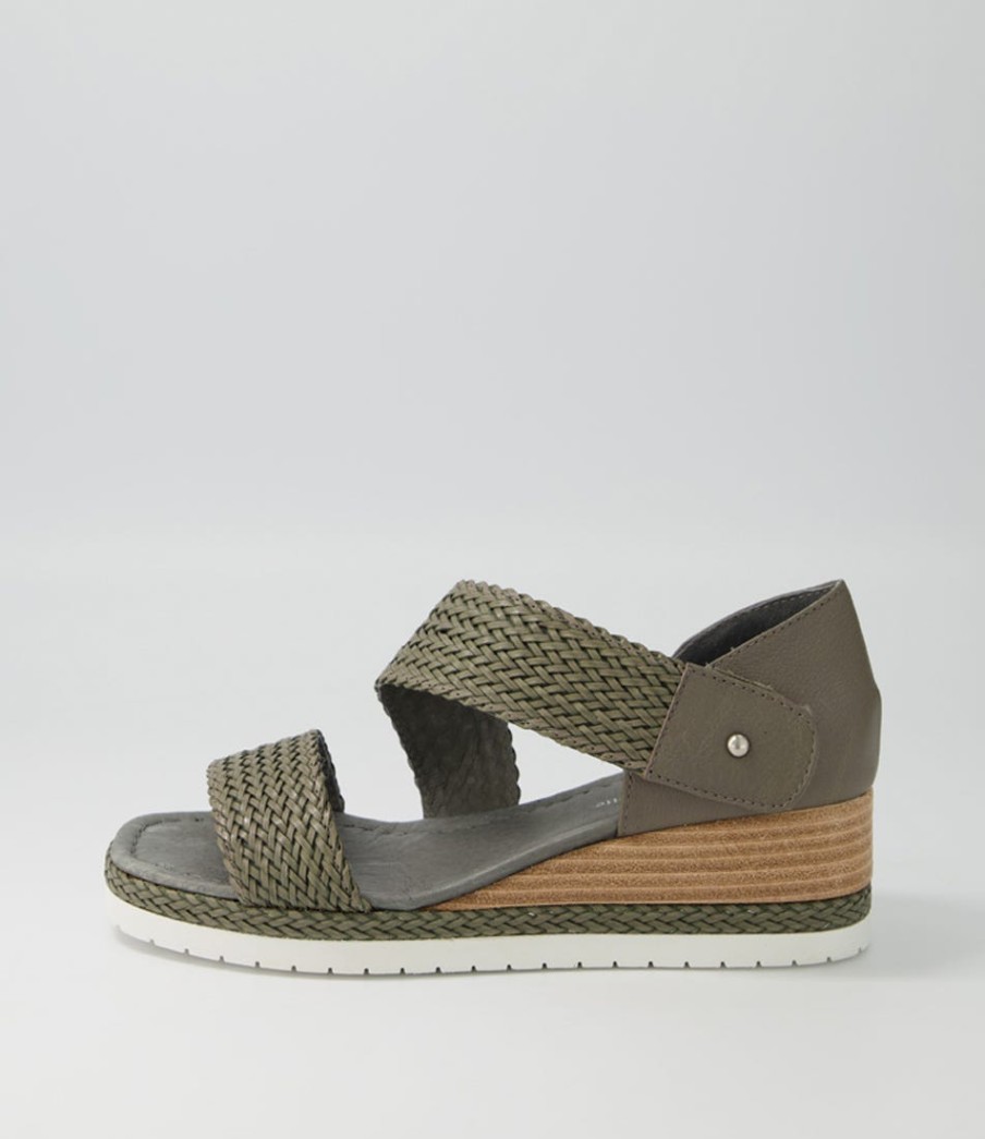 DJANGO & JULIETTE Ide Smoke Weave Leather Espadrilles | Espadrilles