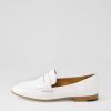 DJANGO & JULIETTE Ulani White Leather Loafers | Loafers