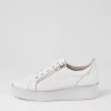 ZIERA Zissy W White Leather Sneakers | Sneakers