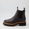 DJANGO & JULIETTE Femi Black Tumble Leather Chelsea Boots | Boots