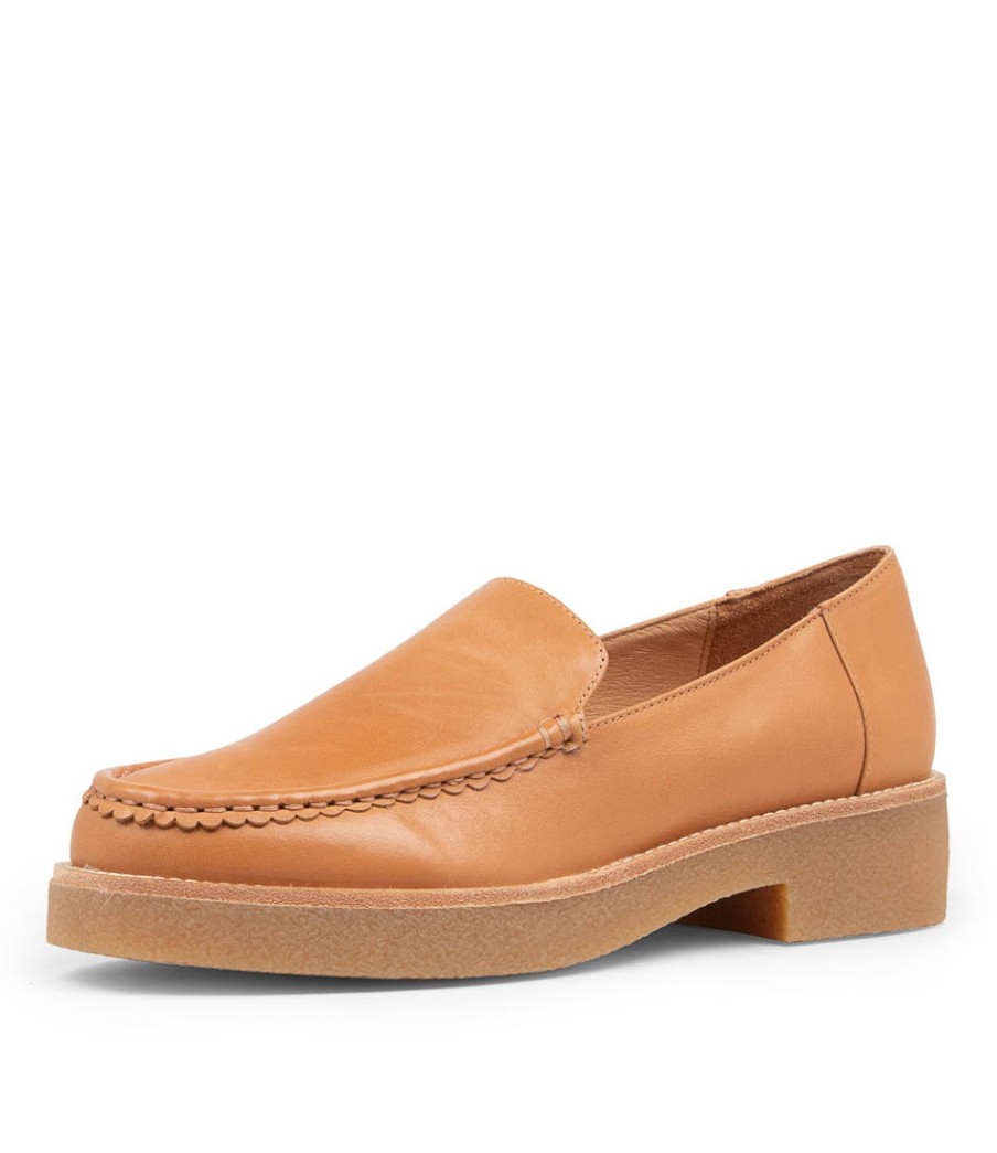 MOLLINI Feight Tan Leather Loafers | Loafers