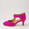 ZIERA Timon Xw Fuchsia Suede Heels | Heels