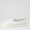 ZIERA Patrese Xf White Leather Flat Shoes | Flats