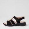 ARA Hawaii 11 Schwarz Suede Sandals | Comfort