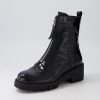 DJANGO & JULIETTE Uruba Black Patent Leather Ankle Boots | Boots