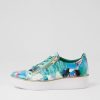 ZIERA Zissy W Green Mix Patent Leather Sneakers | Sneakers