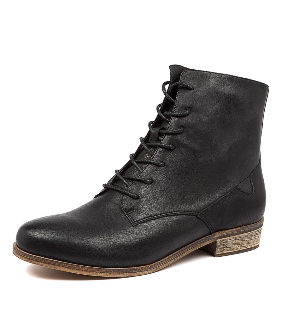 DJANGO & JULIETTE Sabra Dj Black Leather | Boots