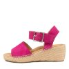 ZIERA Kraig Xw Fuchsia Suede | Espadrilles