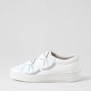 DJANGO & JULIETTE Loja White Leather Patent Sneakers | Sneakers