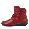 JOSEF SEIBEL Naly 24 Carmin Leather Ankle Boots | Comfort