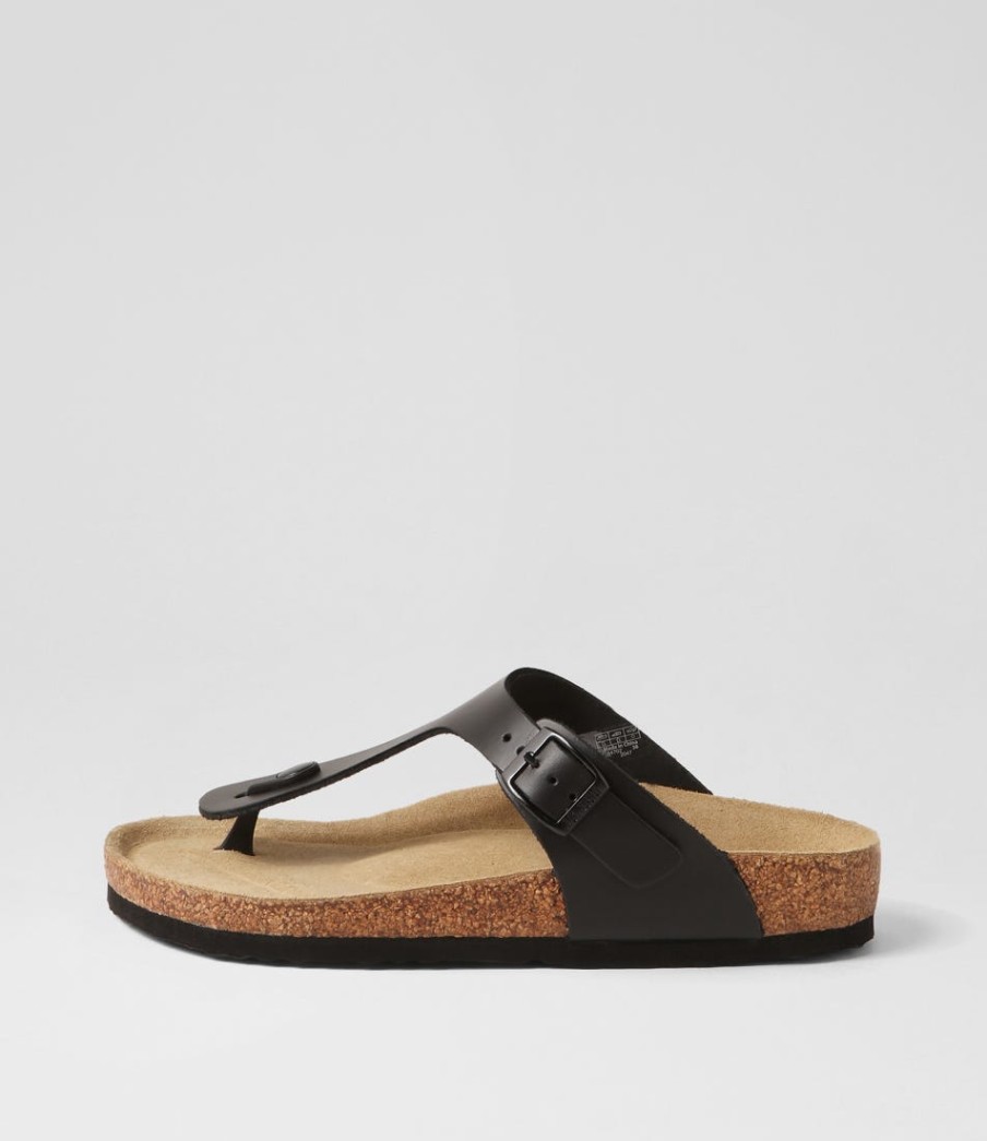 JOSEF SEIBEL Bianca 02 Schwarz Leather Sandals | Comfort