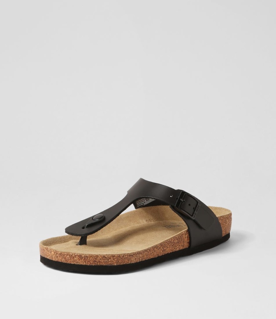 JOSEF SEIBEL Bianca 02 Schwarz Leather Sandals | Comfort