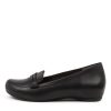 ZIERA Hadi W Black Leather | Loafers