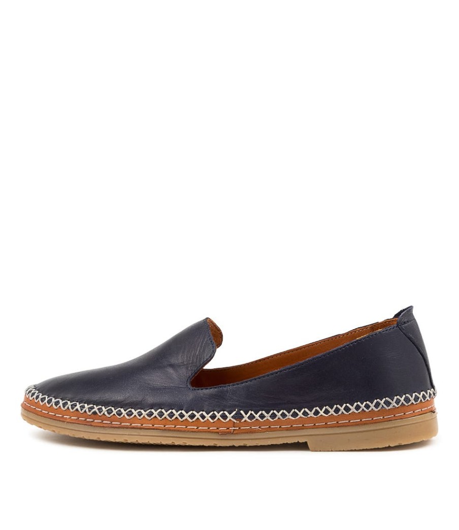 DIANA FERRARI Bhype Navy Leather | Loafers