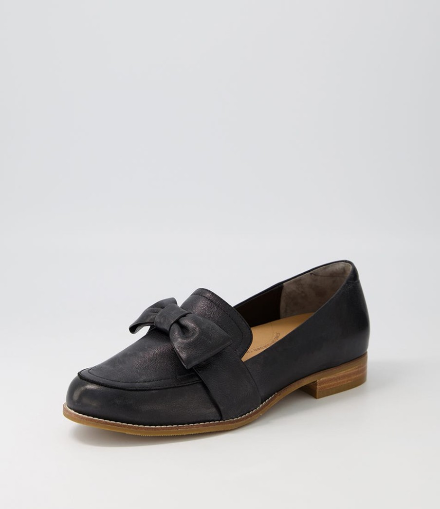 ZIERA Tarnow Xf Black Leather Loafers | Loafers