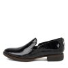 DJANGO & JULIETTE Odai Navy Patent Leather Loafers | Loafers