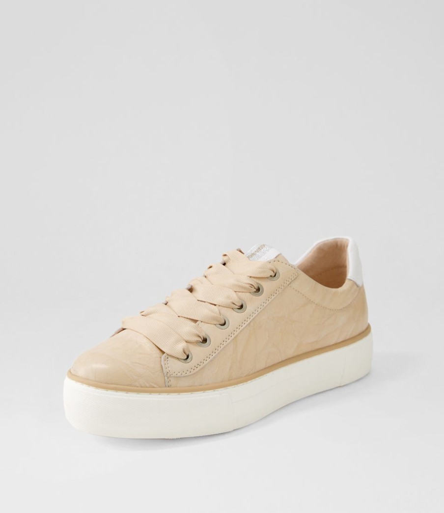 DJANGO & JULIETTE Finni Nude Shine White Multi Sneakers | Sneakers